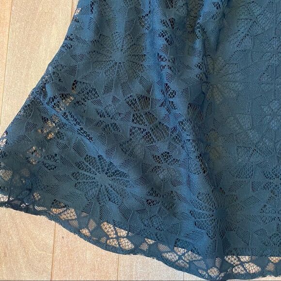 ASOS Black Lace Strapless Dress Size 8 - Picture 3 of 8